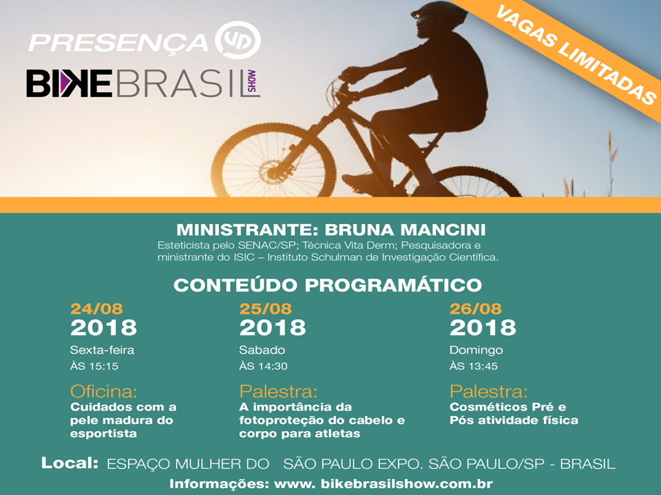 bike - PRESENÇA VITA DERM NO BIKE SHOW BRASIL, UM EVENTO PARA TODAS AS IDADES.